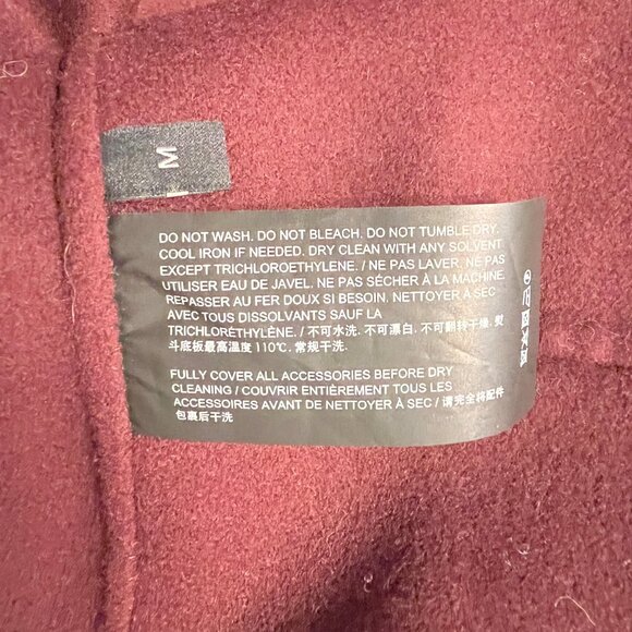 THEORY CLAIRENE NEW DIVIDE WOOL CASHMERE COAT SIZE M - Picture 5 of 8